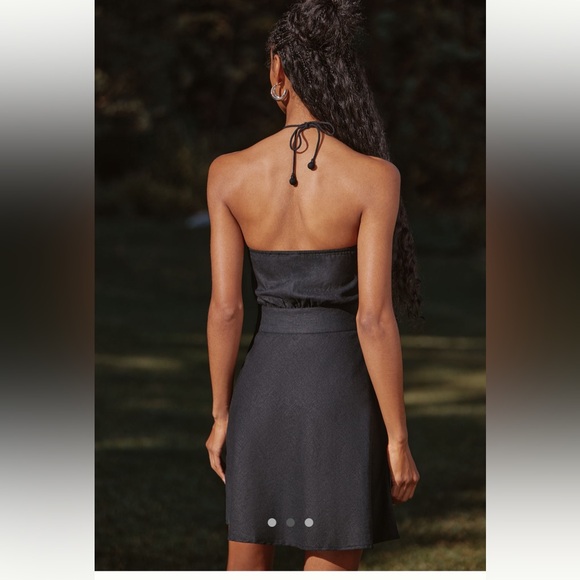 NWT FARM Rio x Anthropologie Linen Blend Cover-Up Embroidered Seashell Dress - Picture 9 of 12